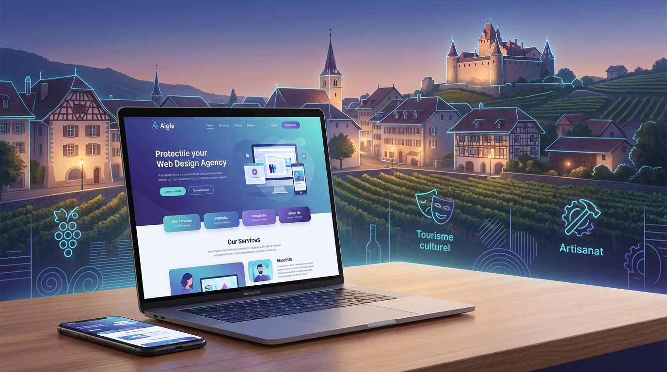 Création de site internet professionnel à Aigle — Web Pulse