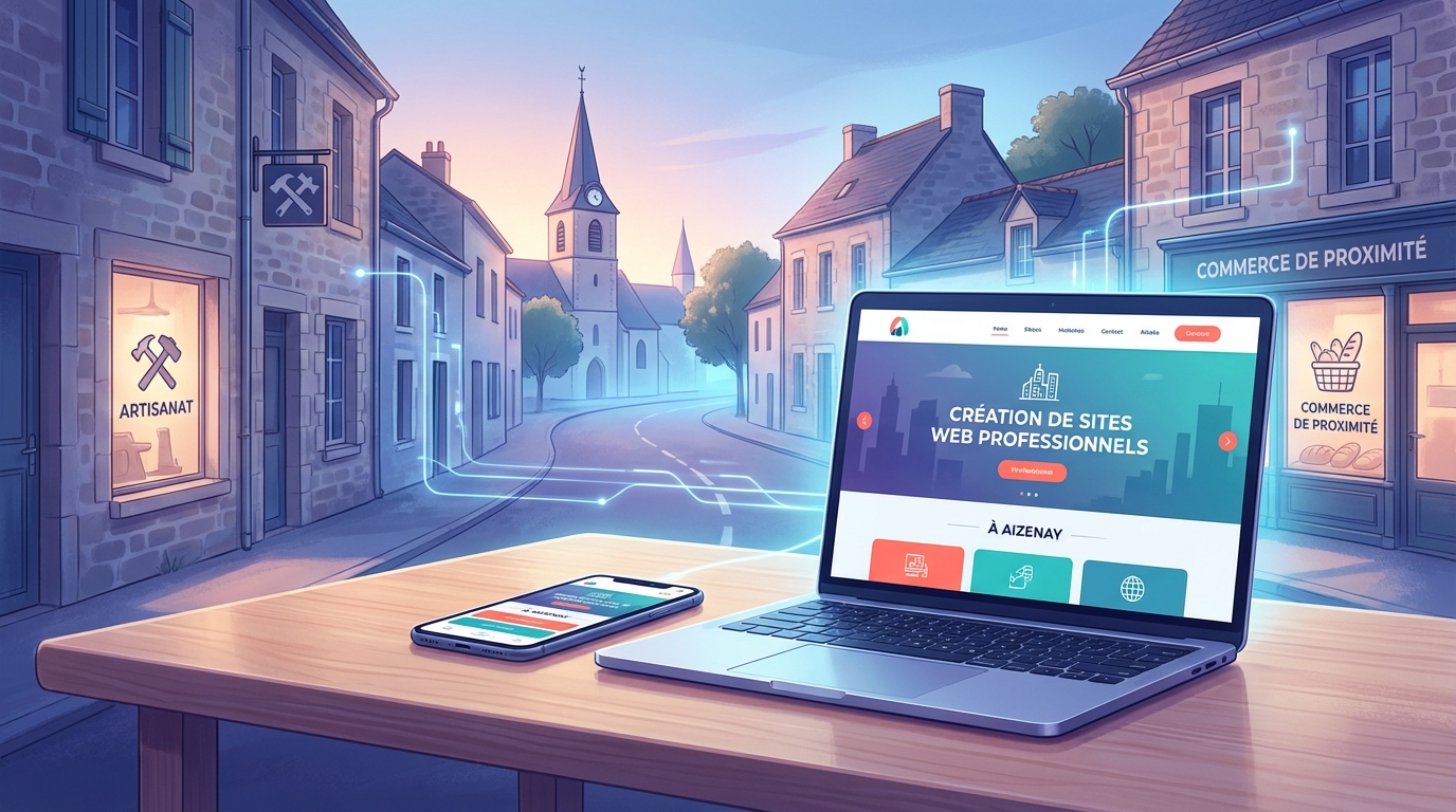 Création de site internet professionnel à Aizenay — Web Pulse