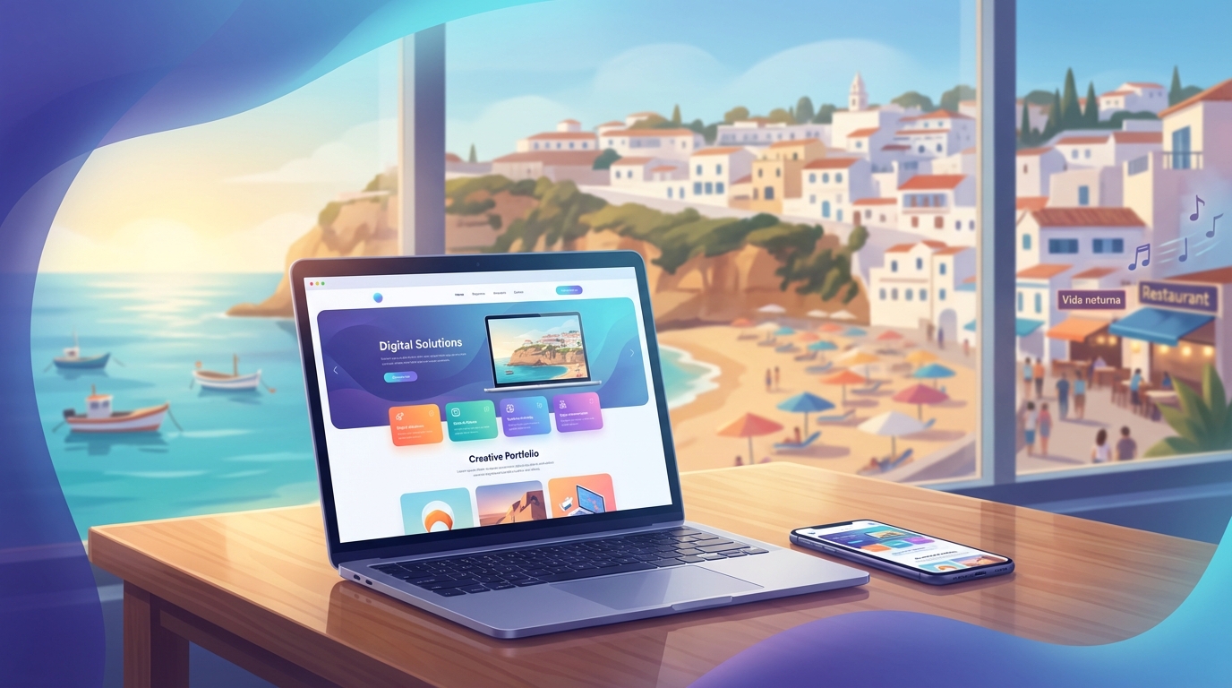 Criacao de website profissional em Albufeira — Web Pulse