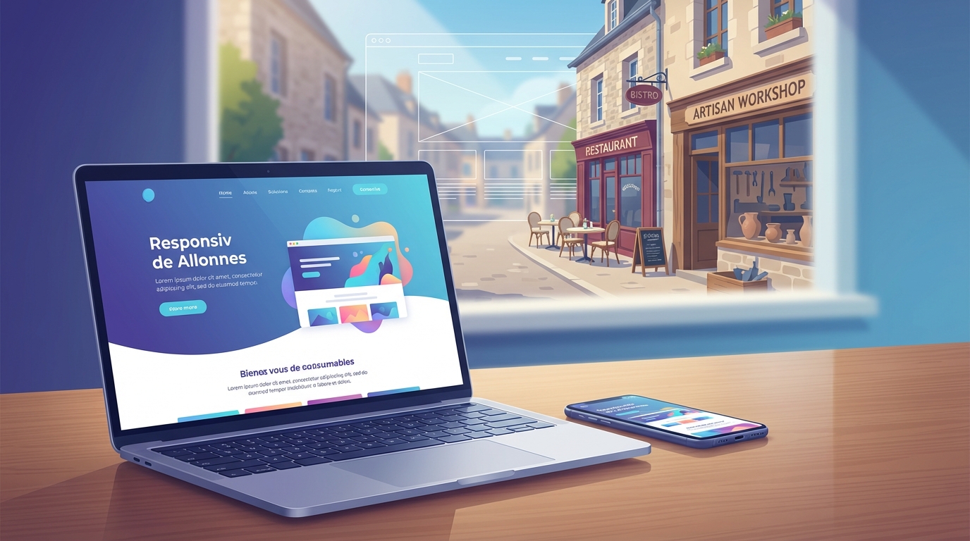 Création de site internet professionnel à Allonnes — Web Pulse