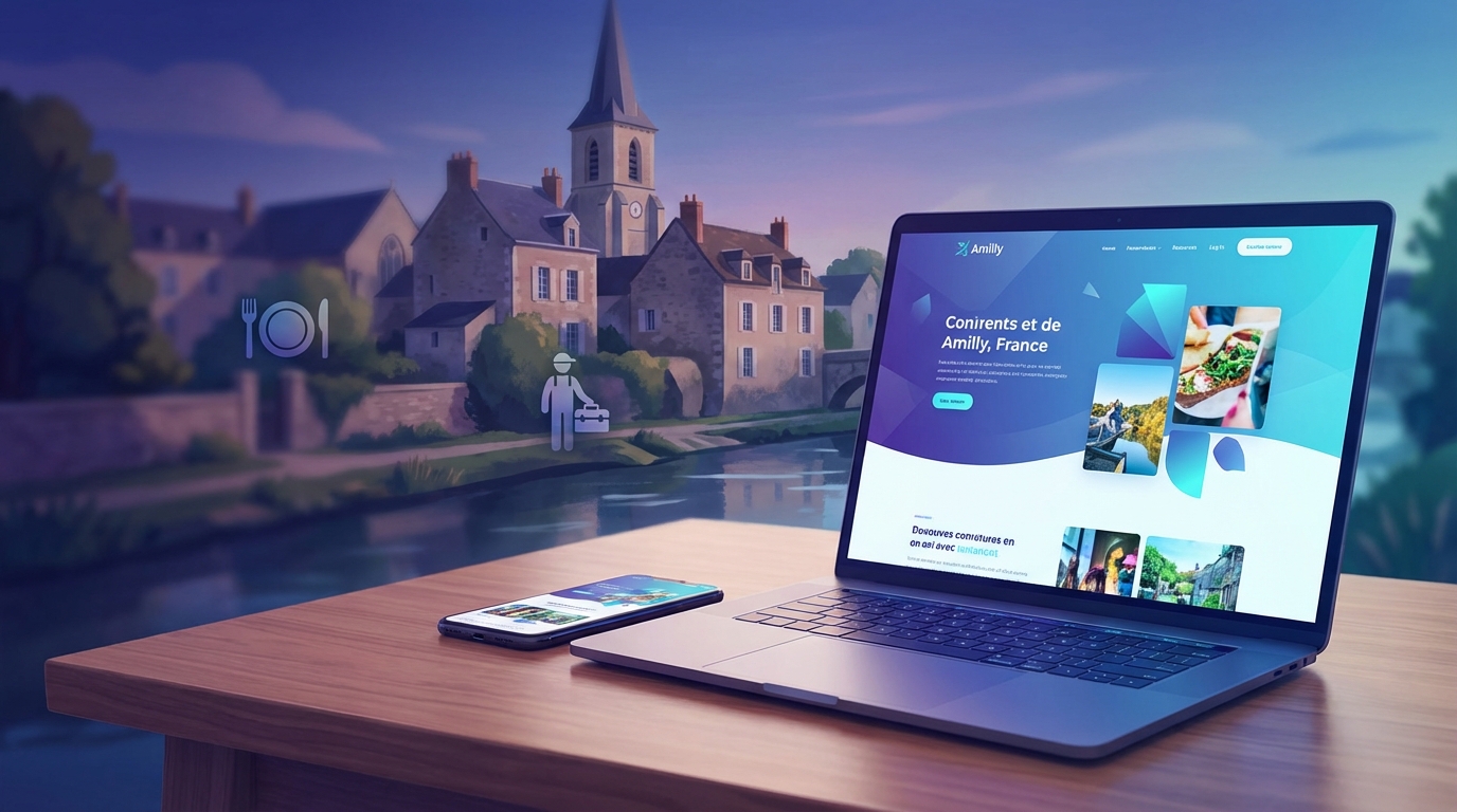 Création de site internet professionnel à Amilly — Web Pulse