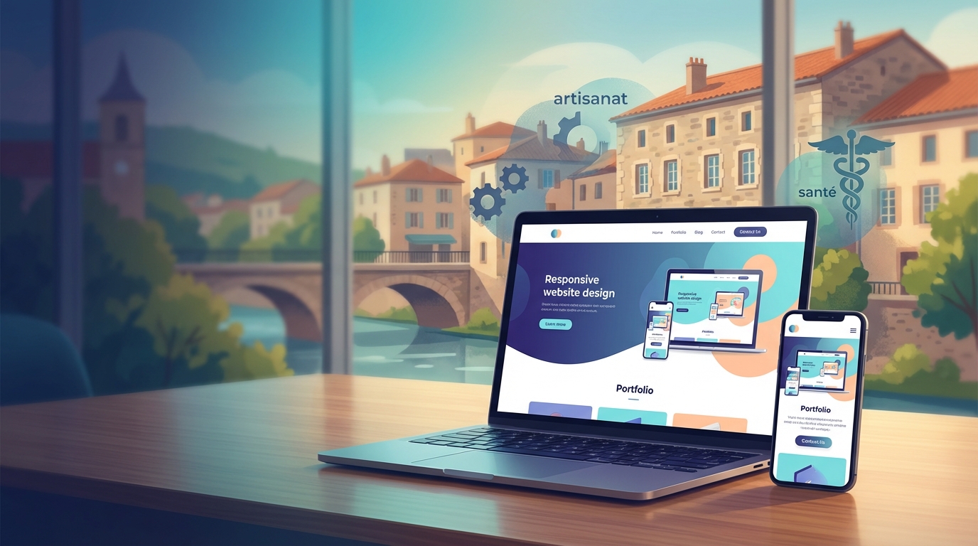 Création de site internet professionnel à Andrézieux-Bouthéon — Web Pulse