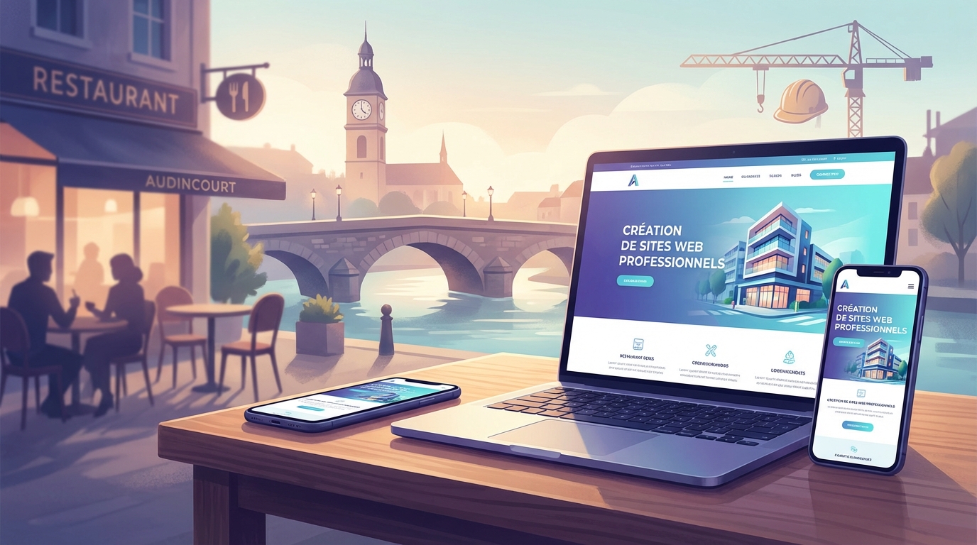 Création de site internet professionnel à Audincourt — Web Pulse