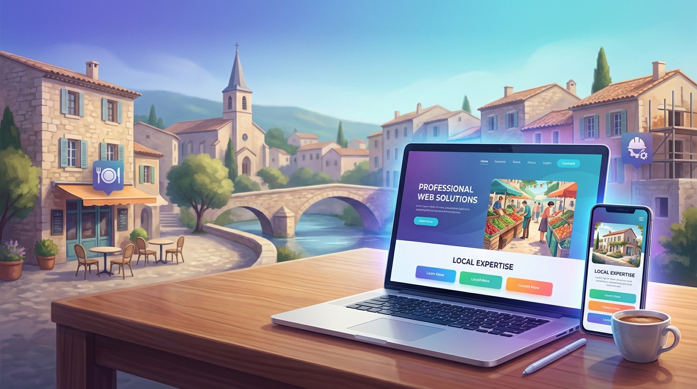 Création de site internet professionnel à Bollène — Web Pulse