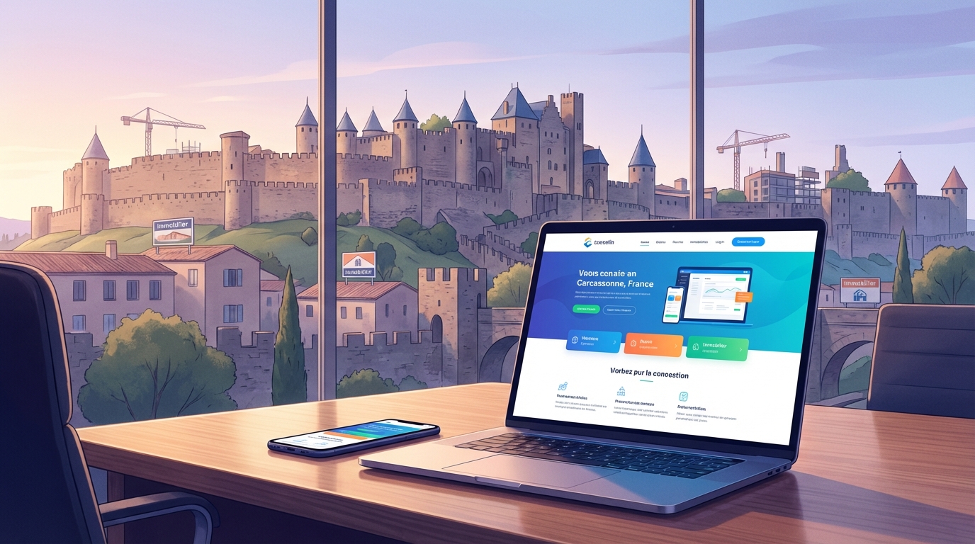 Création de site internet professionnel à Carcassonne — Web Pulse