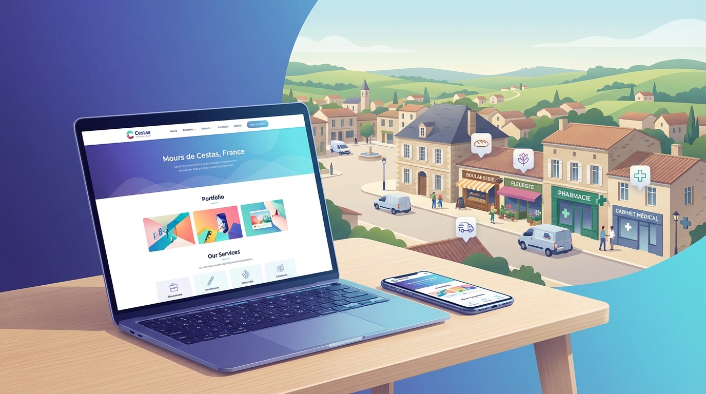 Création de site internet professionnel à Cestas — Web Pulse