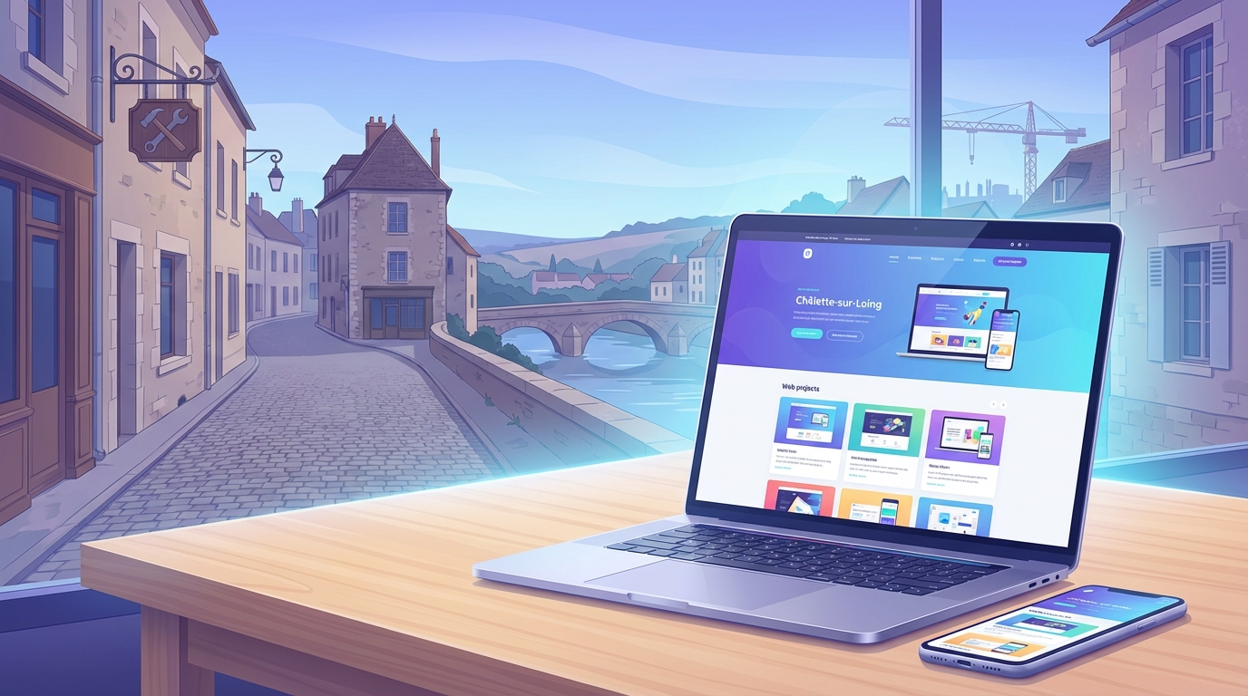 Création de site internet professionnel à Châlette-sur-Loing — Web Pulse