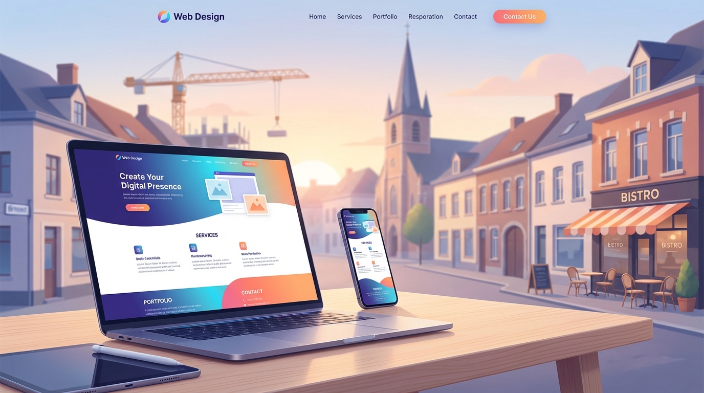 Création de site internet professionnel à Comines-Warneton — Web Pulse