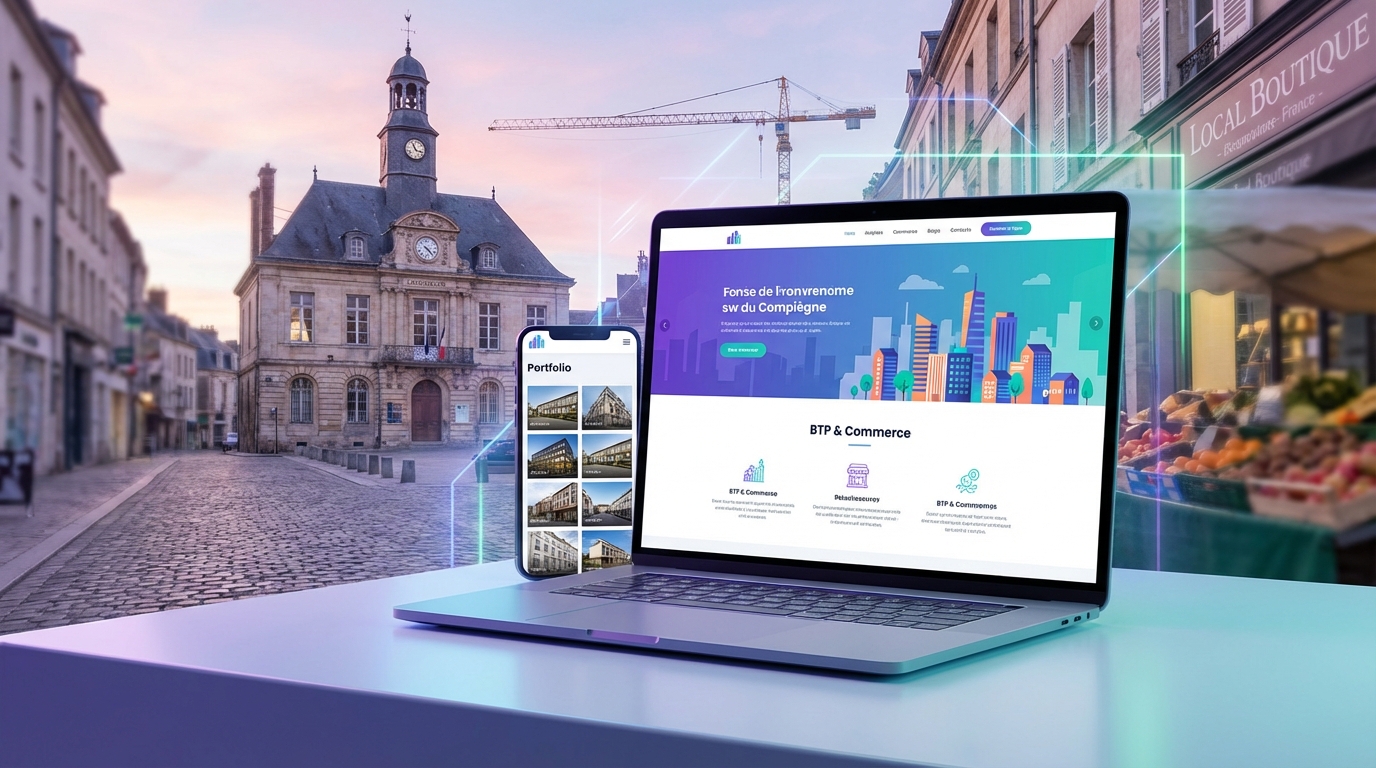 Création de site internet professionnel à Compiègne — Web Pulse