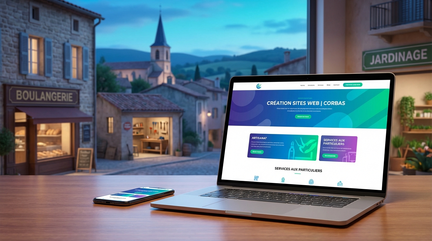 Création de site internet professionnel à Corbas — Web Pulse