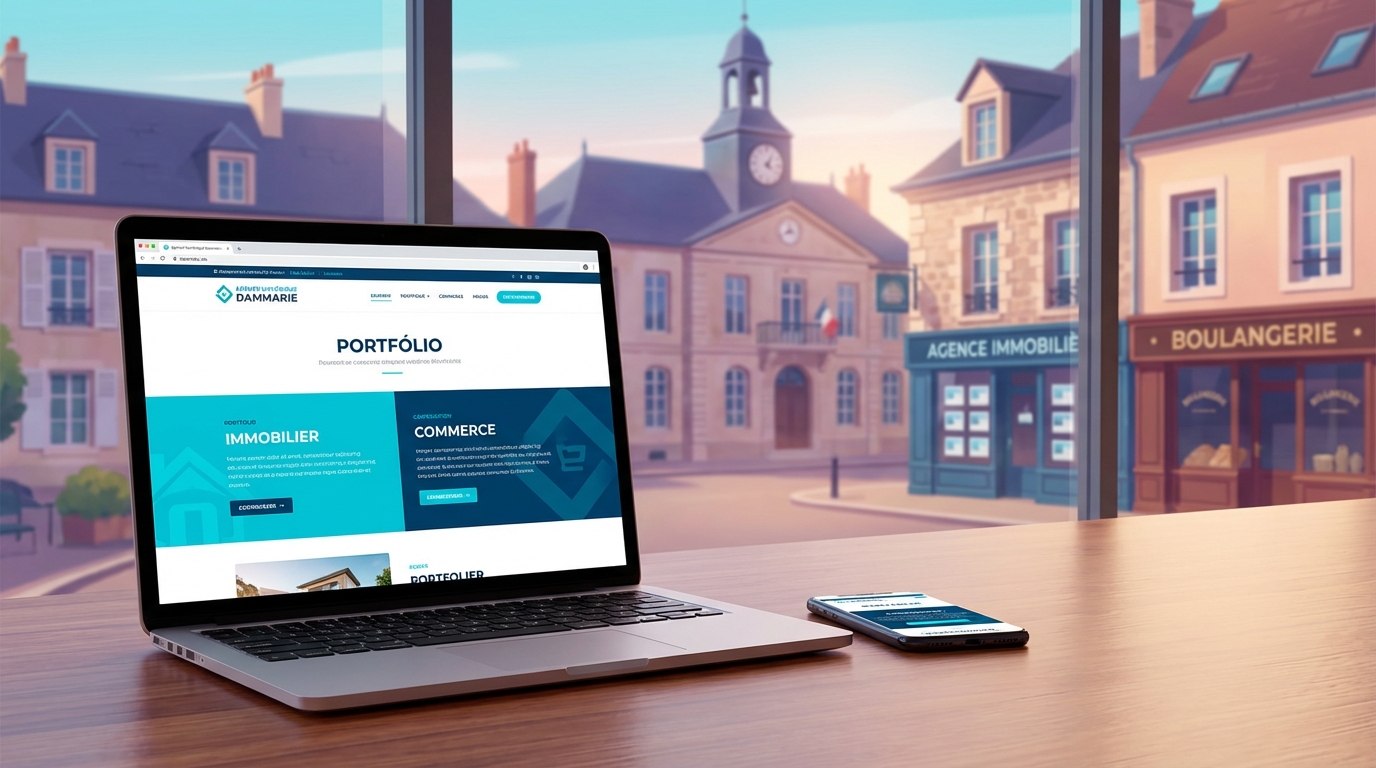 Création de site internet professionnel à Dammarie-les-Lys — Web Pulse
