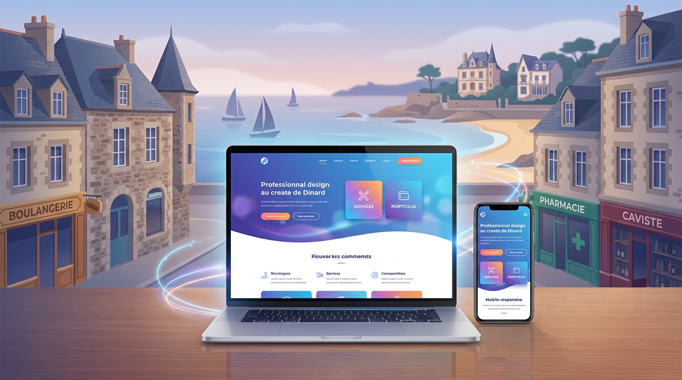 Création de site internet professionnel à Dinard — Web Pulse