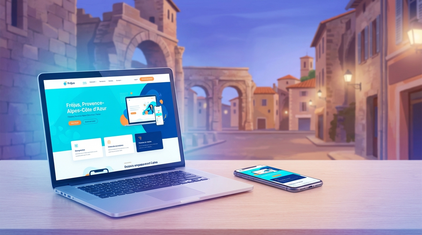 Création de site internet professionnel à Fréjus — Web Pulse