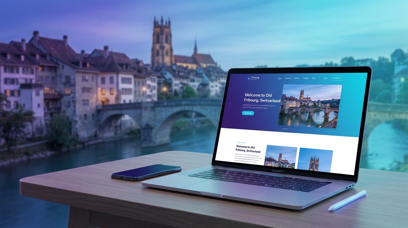 Création de site internet professionnel à Fribourg — Web Pulse