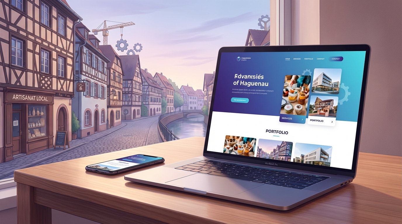 Création de site internet professionnel à Haguenau — Web Pulse