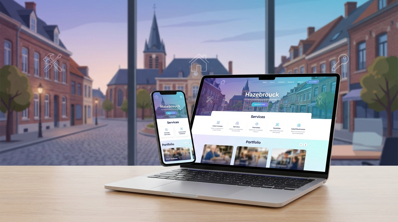 Création de site internet professionnel à Hazebrouck — Web Pulse