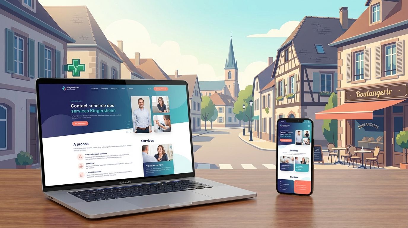 Création de site internet professionnel à Kingersheim — Web Pulse