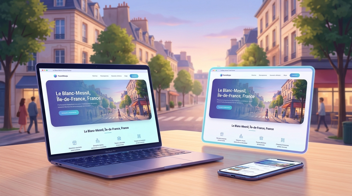 Création de site internet professionnel à Le Blanc-Mesnil — Web Pulse