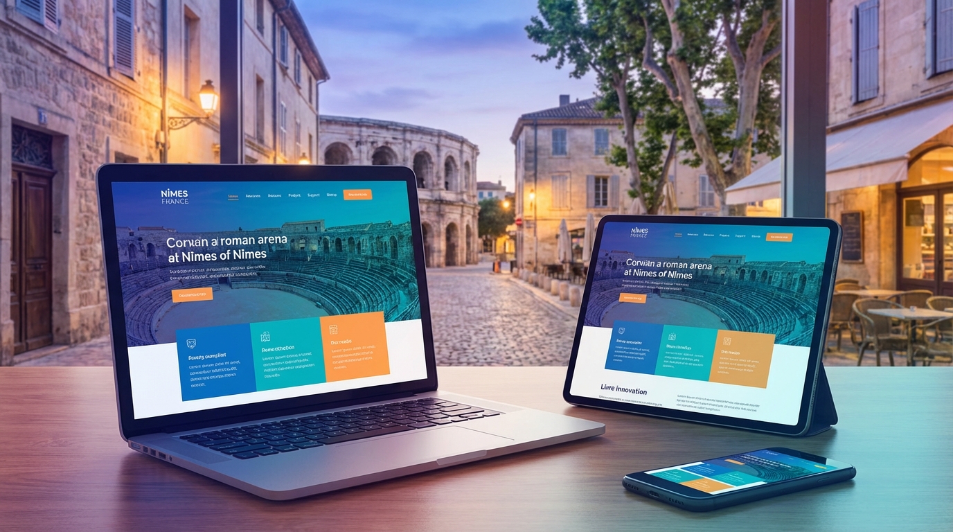 Création de site internet professionnel à Nîmes — Web Pulse