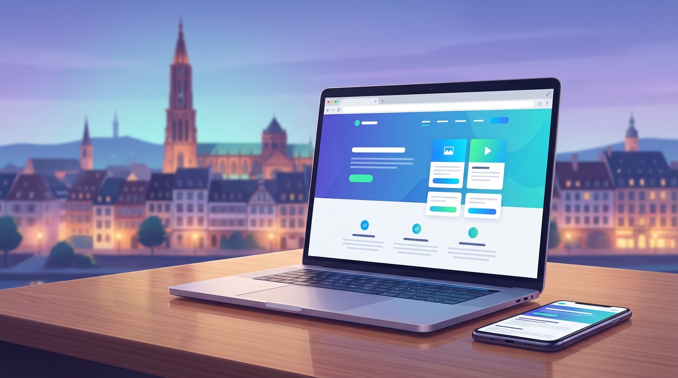 Création de site internet professionnel à Strasbourg — Web Pulse